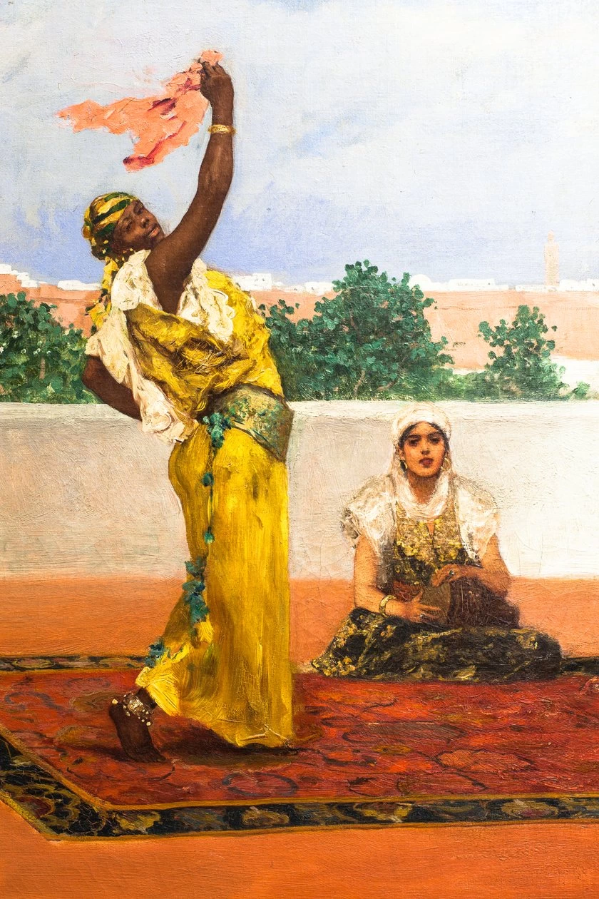 Jean - Joseph Benjamin, Constant, Danza del Velo, The Frances Lehman Loeb Art Center, Vassar College, dettaglio 1